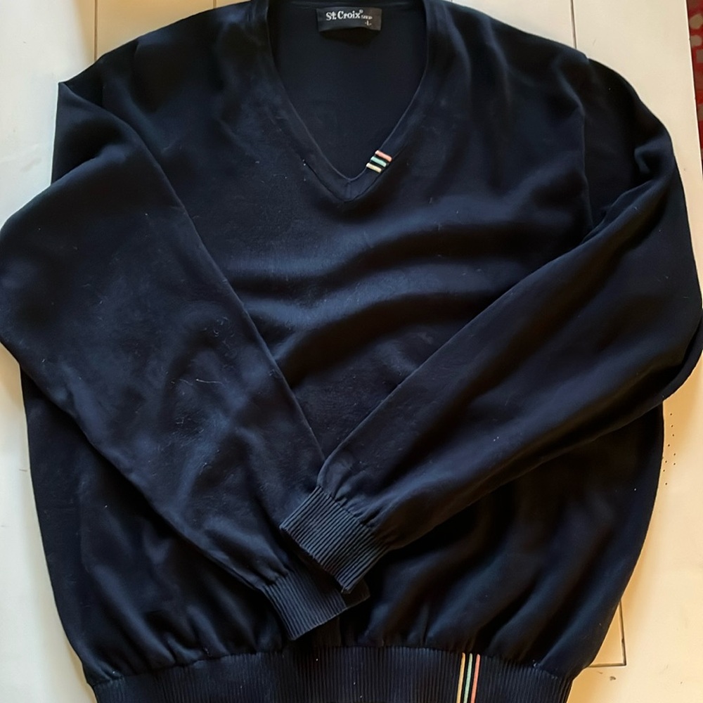 St. Croix Mens Vintage Sweater.